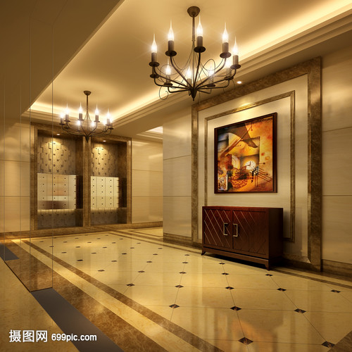 公共區(qū)域過(guò)道效果圖